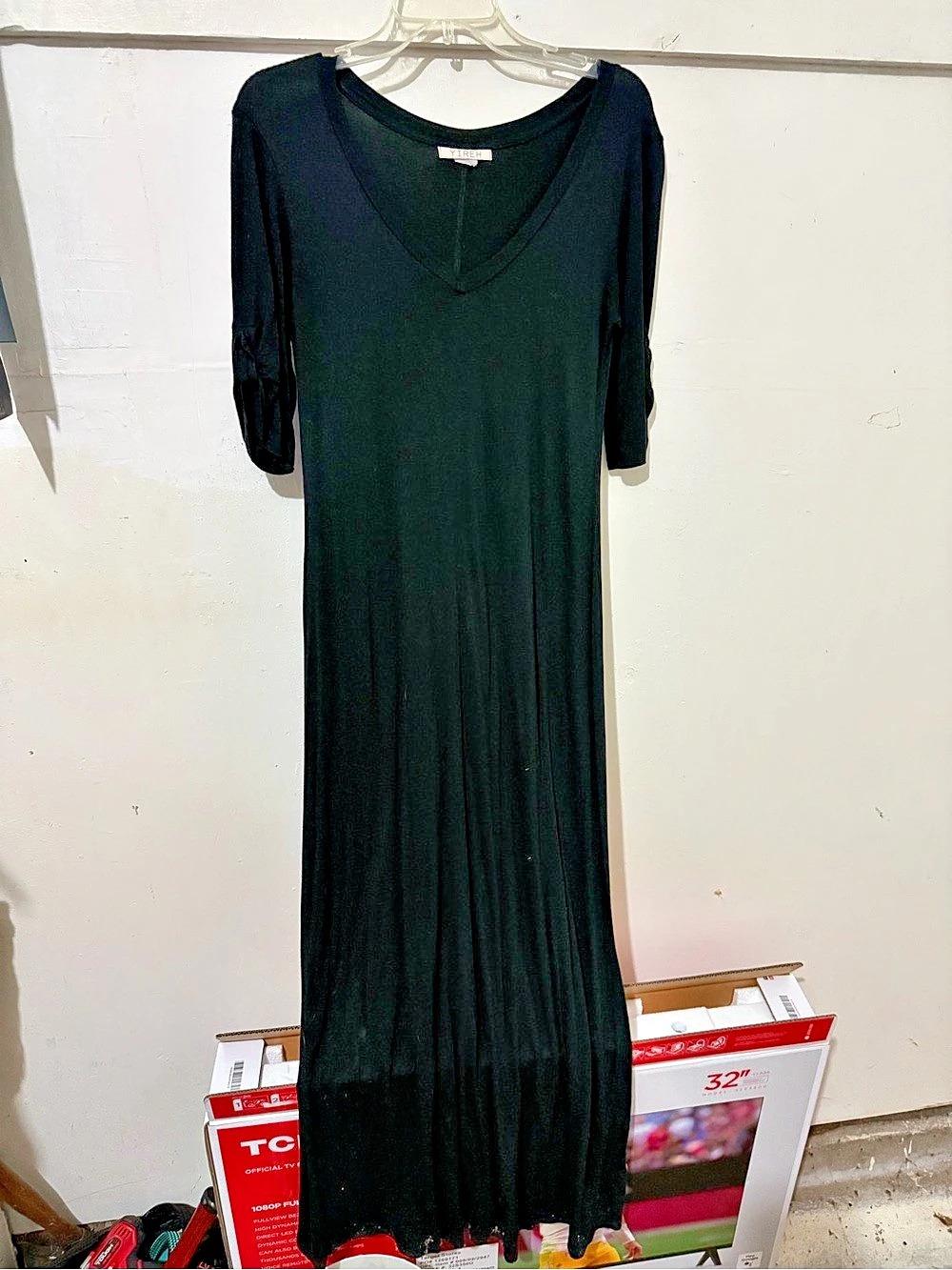 Yireh Black Maxi Dress